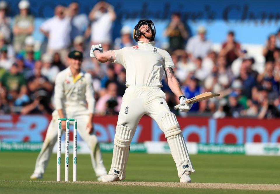 Ben Stokes’ unbeaten 135 clinched victory for England in the third Ashes Test at Headingley in 2019 (Mike Egerton/PA) (PA Archive)