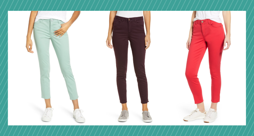 The top-rated Wit & Wisdom Ab-Solution High Waist Ankle Skinny Pants are a Nordstrom fan favourite - and they're 40% off. 