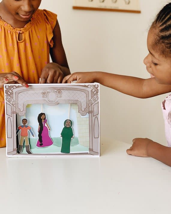 Printable Paper Puppet Theater