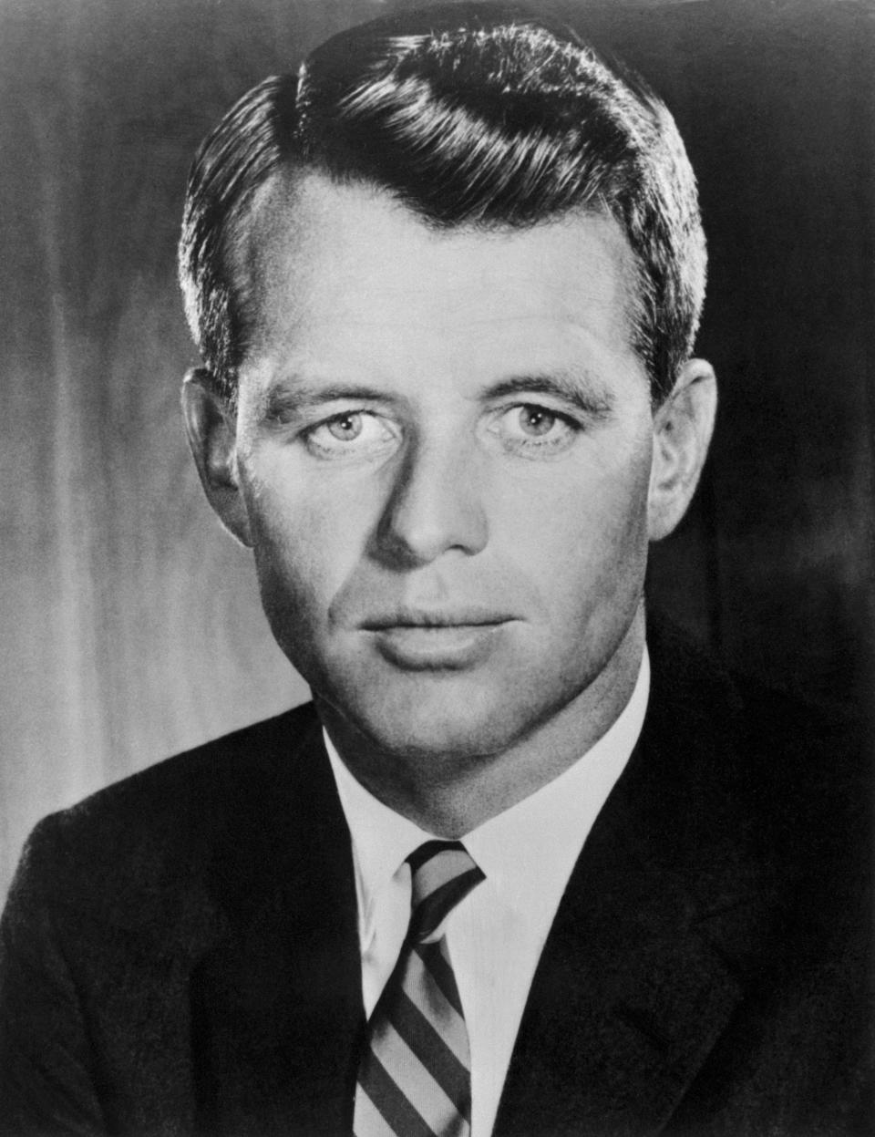 A portrait of Robert Kennedy.