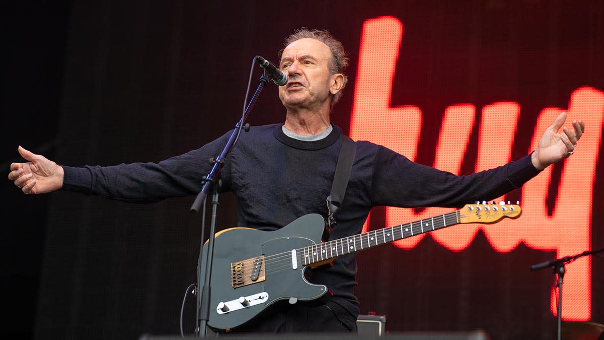  Hugh Cornwell, formerly of the Stranglers, plays Scone Palace at Rewind Festival 2022, in Scotland 