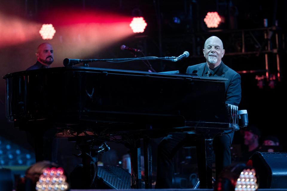 Billy Joel performs at Comerica Park in Detroit on Saturday, July 9, 2022.