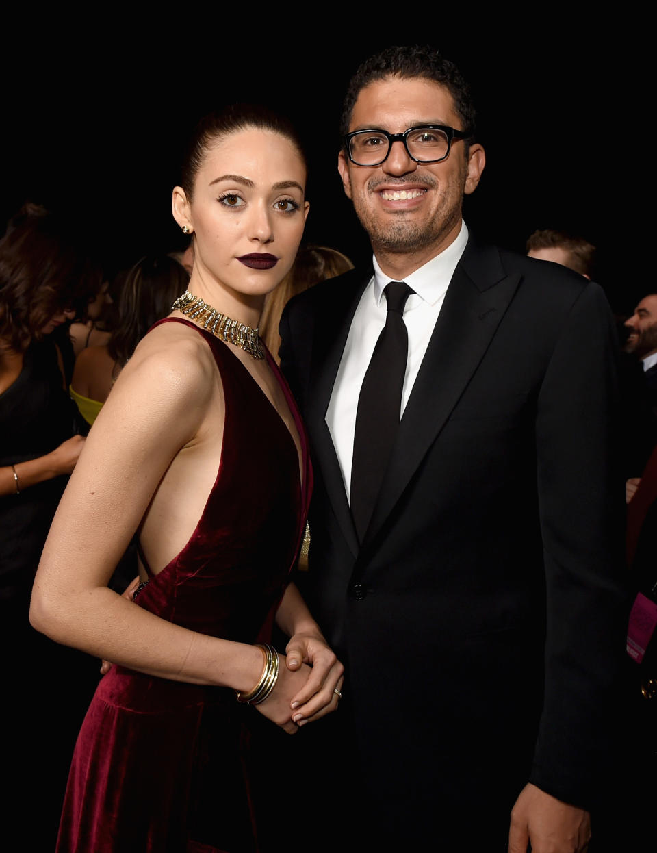 Emmy Rossum and Sam Esmail