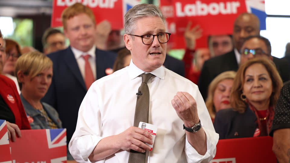 Polls clearly indicate that Keir Starmer will be Prime Minister on Friday, but the Labour leader has been desperate to get voters to the ballot box. - Hollie Adams/Bloomberg/Getty Images