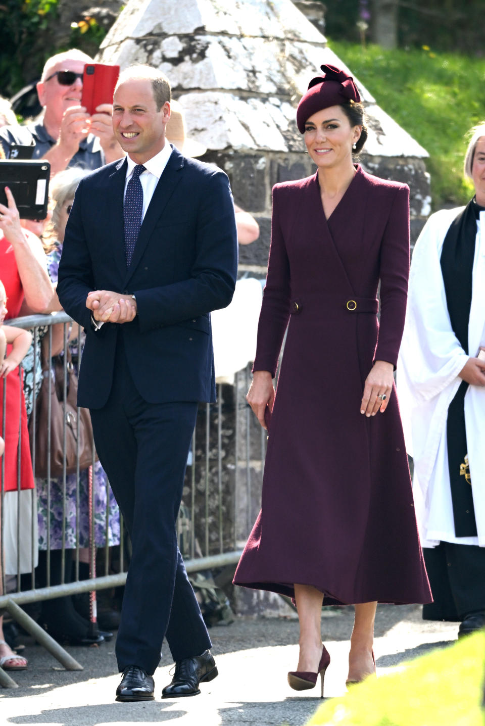 Kate Middleton at the memorial service for Queen Elizabeth's one year anniversary