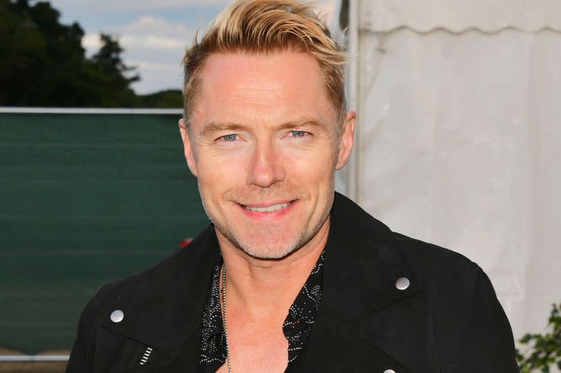 Ronan Keating leather jacket