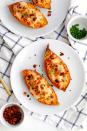 <p>You'll never get sick of sweet potatoes when they come topped with bacon and chives.</p><p><strong>Get the recipe at <a href="http://www.girlversusdough.com/2015/09/28/twice-baked-sweet-potatoes-with-bacon-chives/" rel="nofollow noopener" target="_blank" data-ylk="slk:Girl Versus Dough;elm:context_link;itc:0;sec:content-canvas" class="link ">Girl Versus Dough</a>. </strong><br></p>