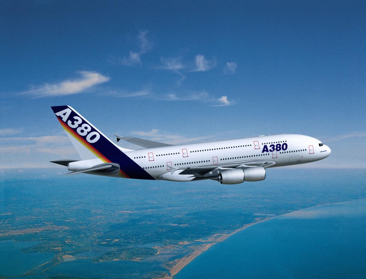 The Airbus A380 is the world's largest passenger plane - This content is subject to copyright.