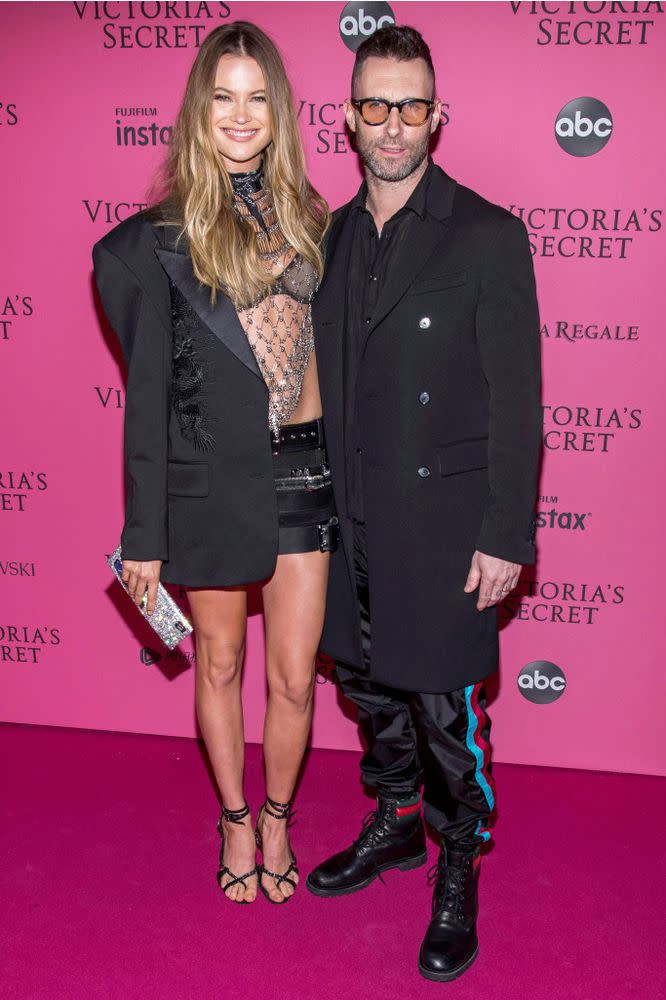 Behati Prinsloo and Adam Levine