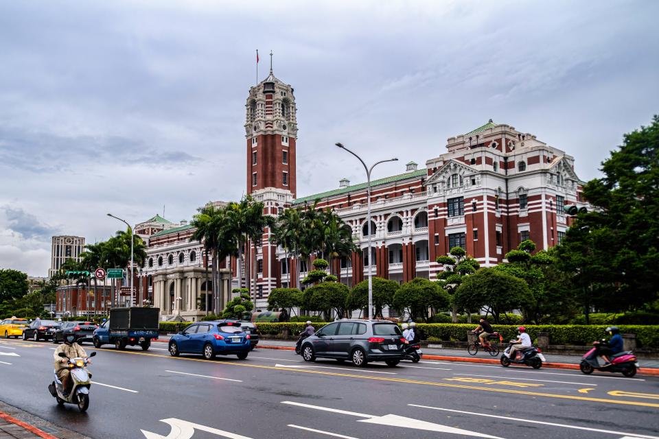 A general view of the Presidential Office Building in Taipei.