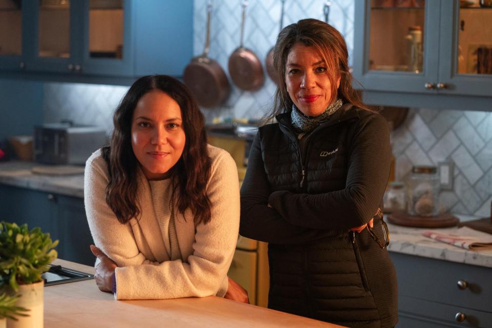 Showrunner Marissa Jo Cerar, left, adapted Hulu's "Black Cake" from author Charmaine Wilkerson's novel of the same name.