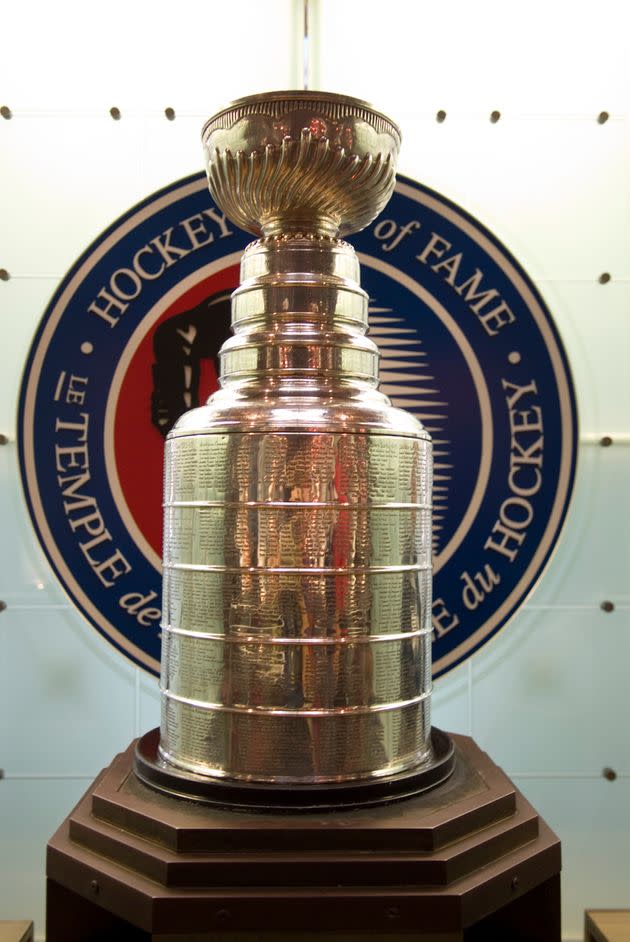 The Stanley Cup trophy mistakenly arrived at a Denver couple's home on Tuesday. (Photo: Richard T. Nowitz via Getty Images)