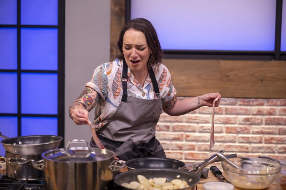Sami White, who grew up in Fishers, is a contestant on season 26 of "Worse Cooks in America."