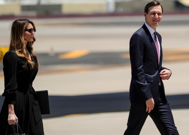 U.S. President Trump arrives in Phoenix, Arizona