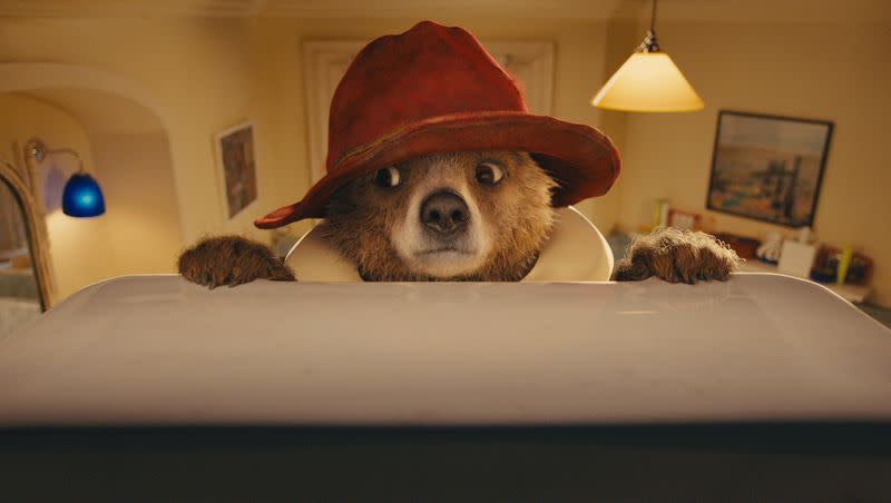 Ben Whishaw provides the voice of Paddington Bear in “Paddington.”