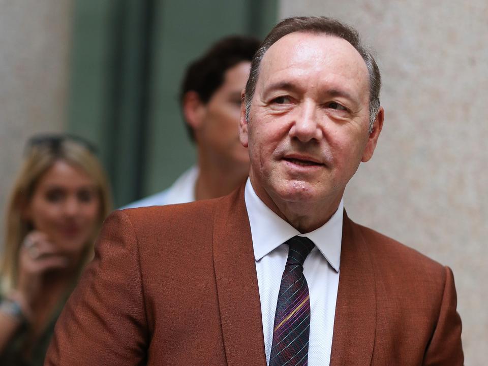 Kevin Spacey in a suit