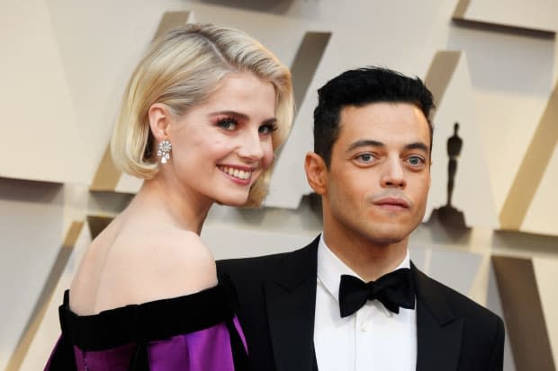 Lucy Boynton and Rami Malek at the 2019 Annual Academy Awards. Photo: Frazer Harrison/Getty Images