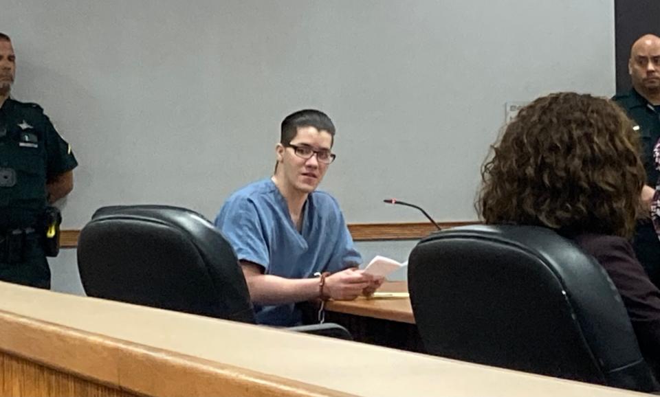 Tanner Dashner, 24, on June 28, 2022, apologized to the families of the five people who died and a sixth person injured in a fiery 2018 crash. He spoke during the second day of sentencing proceedings in Senior Circuit Judge Robert Makemson's courtroom at the St. Lucie County Courthouse.