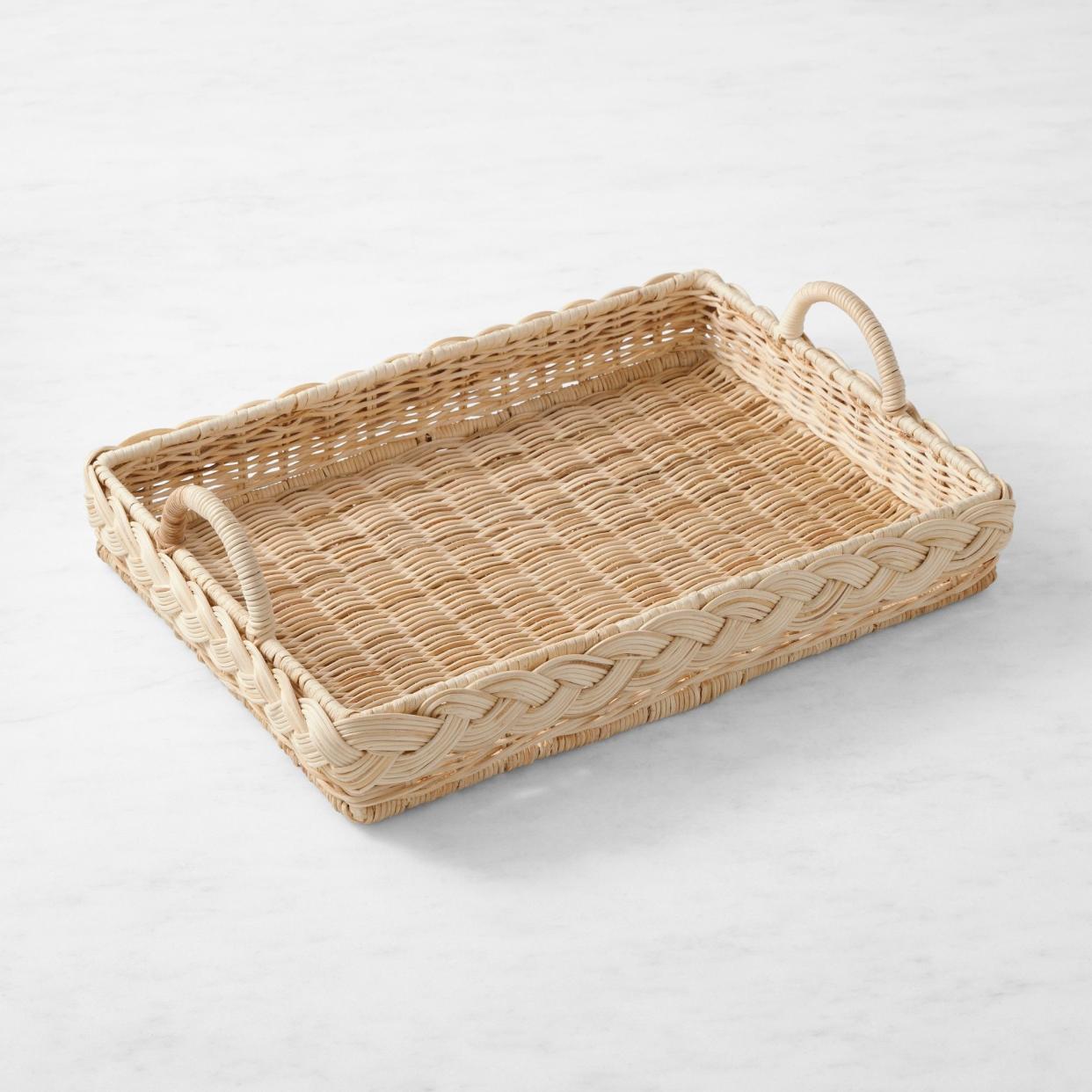 <p><a href="https://go.redirectingat.com?id=74968X1596630&url=https%3A%2F%2Fwww.williams-sonoma.com%2Fproducts%2Faerin-braided-woven-tray&sref=https%3A%2F%2Fwww.elledecor.com%2Fshopping%2Fa60344572%2Faerin-lauder-williams-sonoma%2F" rel="nofollow noopener" target="_blank" data-ylk="slk:Shop Now;elm:context_link;itc:0;sec:content-canvas" class="link rapid-noclick-resp">Shop Now</a></p><p>AERIN Braided Woven Tray</p><p>williams-sonoma.com</p><p>$149.95</p>