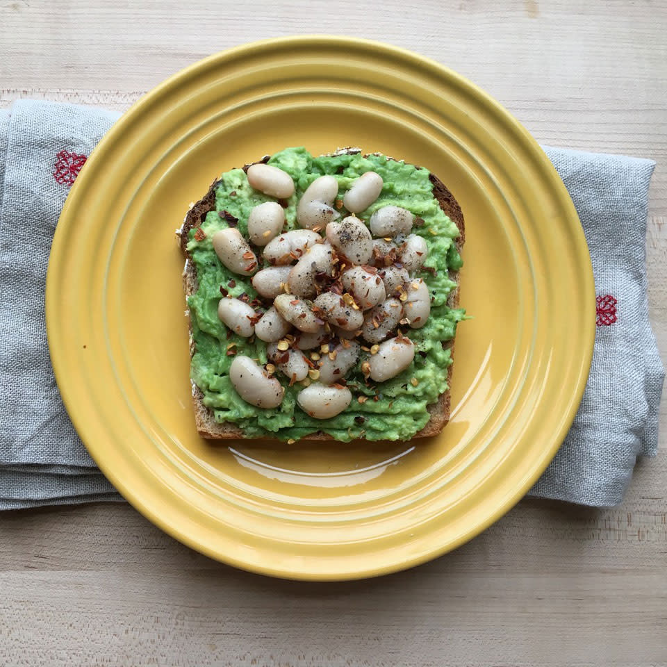 White Bean & Avocado Toast