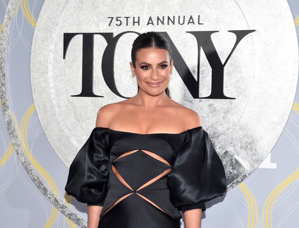 Lea Michele arrives at the 75th annual Tony Awards on June 12, 2022.  Michele is opening up about her past and future as she prepares for her starring role as Fanny Brice in the revival of “Funny Girl,” which begins Tuesday.