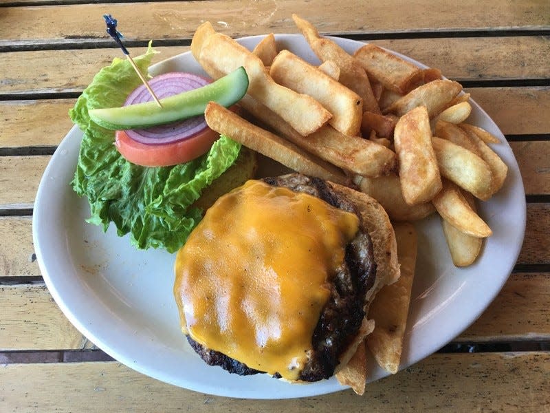 A burger served at Howley's.