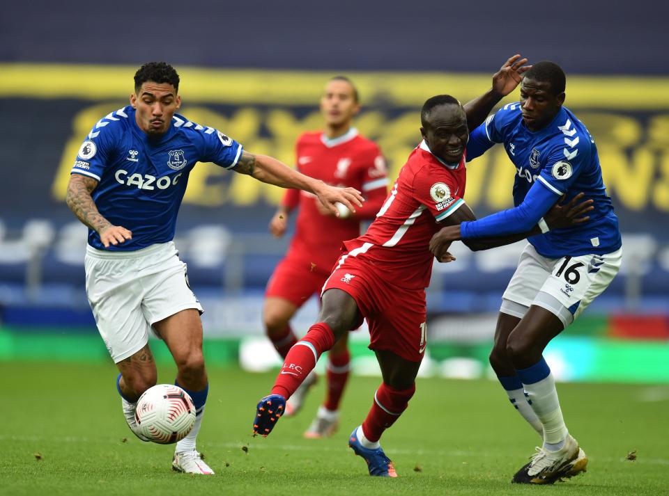 The derby finished level with drama at both ends of the pitch (Getty)