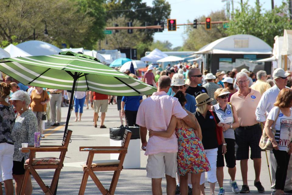 The annual Bonita Springs National Art Festivals return Jan. 13-14 at Riverside Park. Two more fests are planned for February and March.