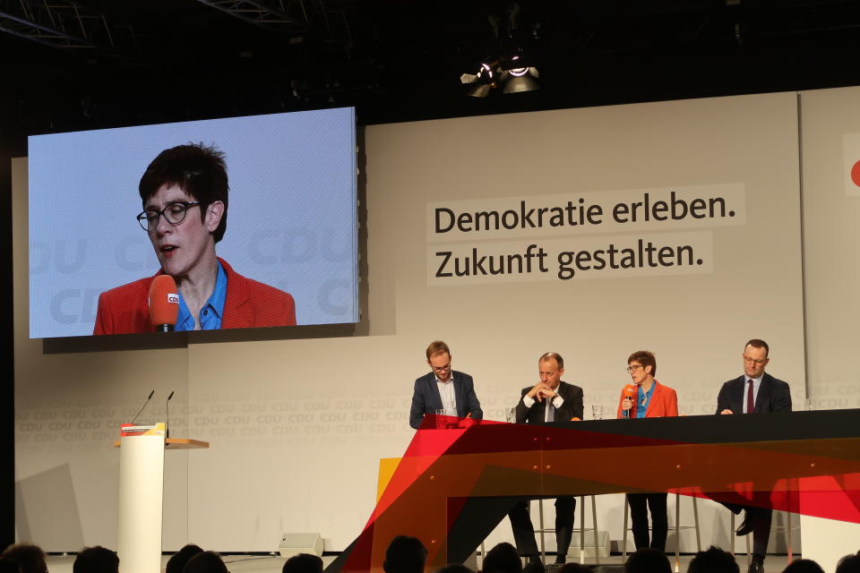 Annegret Kramp-Karrenbauer genoss einen gewissen Heimvorteil und konnte mit ihrem Bekenntnis zum Migrationspakt punkten (Bild: Tobias Huch)