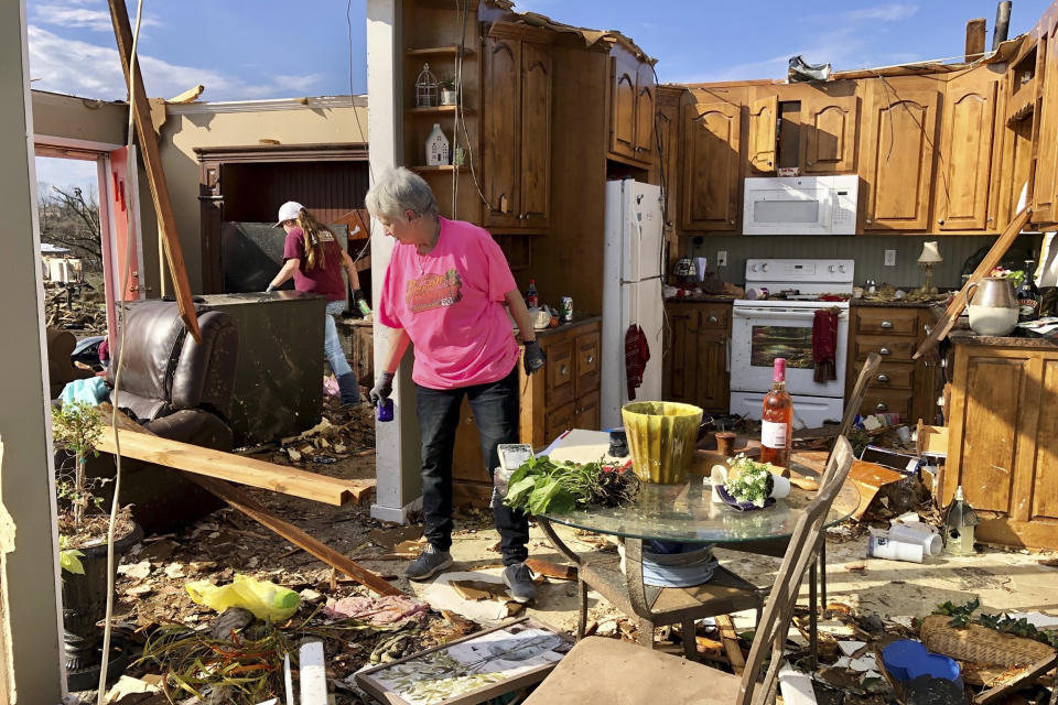 Image: Tornado Rips Through Fultondale, Alabama Damaging Structures (Jay Reeves / AP)