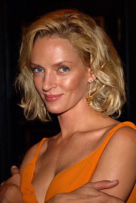 Uma Thurman at the New York premiere of Miramax's Kill Bill: Volume 1