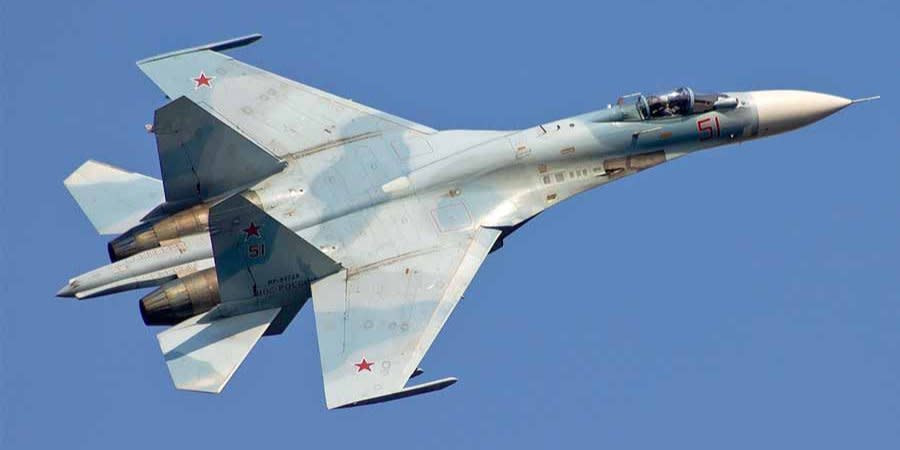 A Russian fighter jet