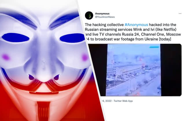 Anonymous, a famous hacker collective, have declared a cyber war against Russia (Photo: Twitter)