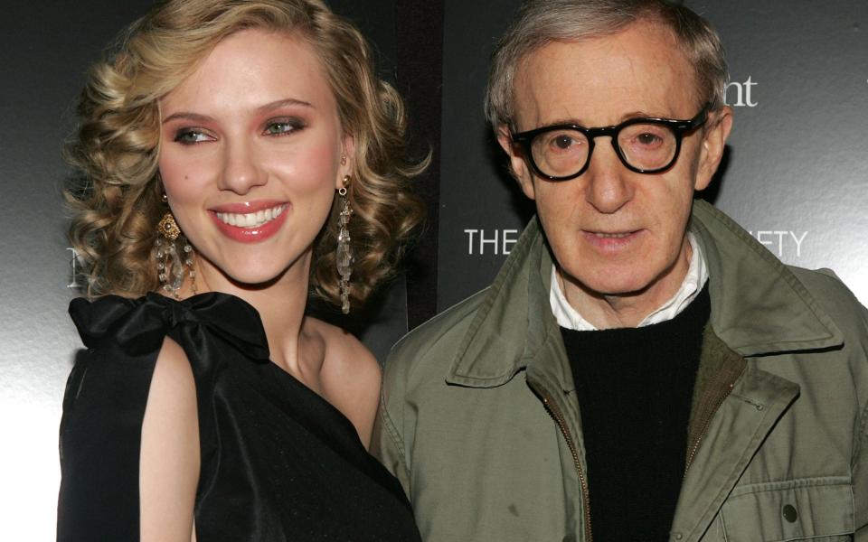 Scarlett Johansson with Woody Allen in 2005