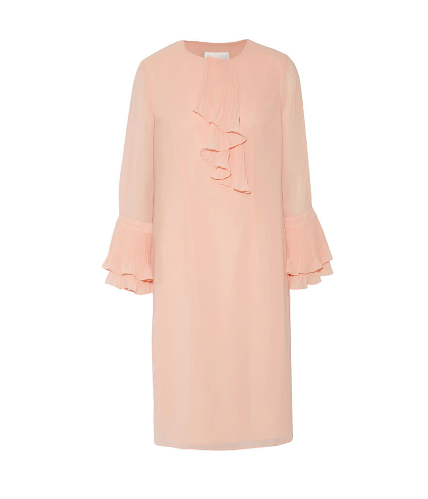 <p>Mikael Aghal ruffled chiffon dress, $360, <span>theoutnet.com</span> </p>