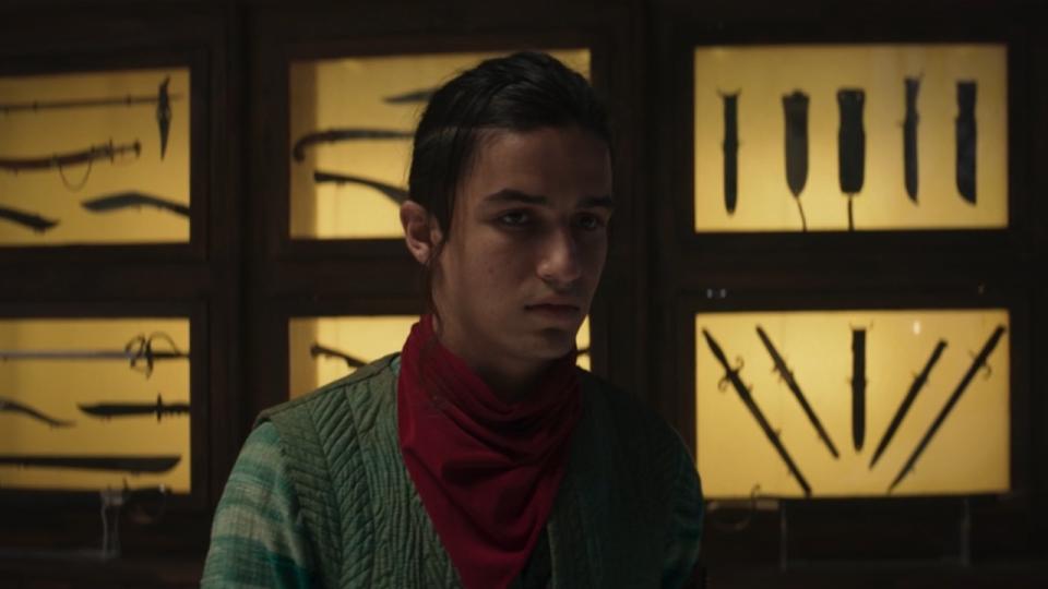 Aramis Knight's Kareen in Red Dagger HQ in Ms. Marvel series