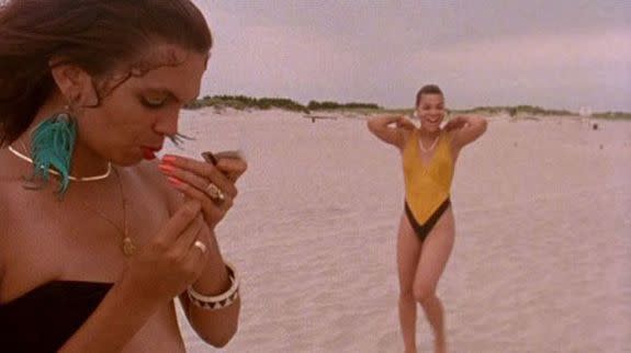 The classic beach scene in 'Paris is Burning'