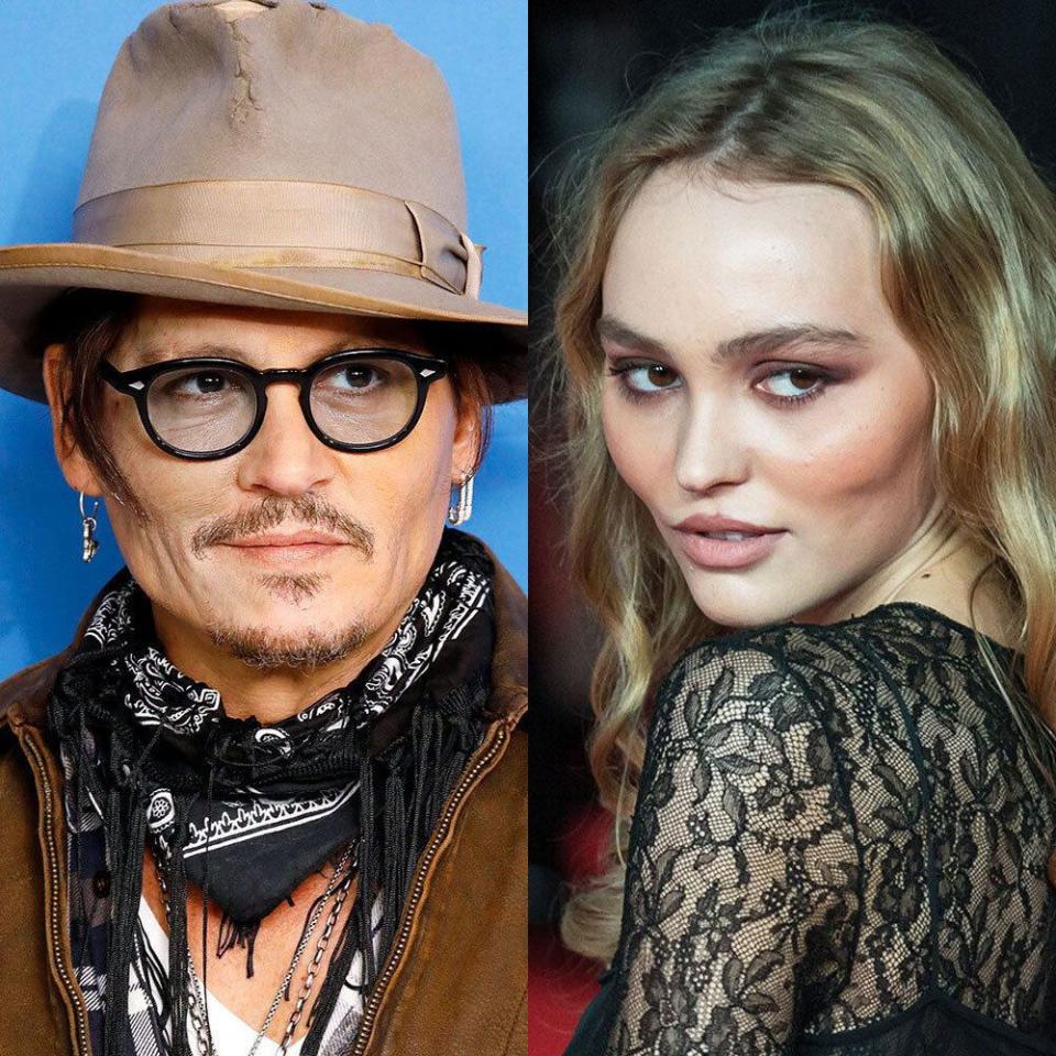 Johnny Depp and Lily-Rose Depp