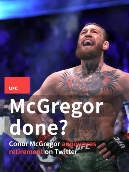 Conor McGregor announces retirement on Twitter