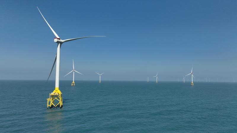 海能風電今日宣布，正式成為台灣第二階段離岸風電專案首座達成商業運轉離岸風場。（海能風電提供）