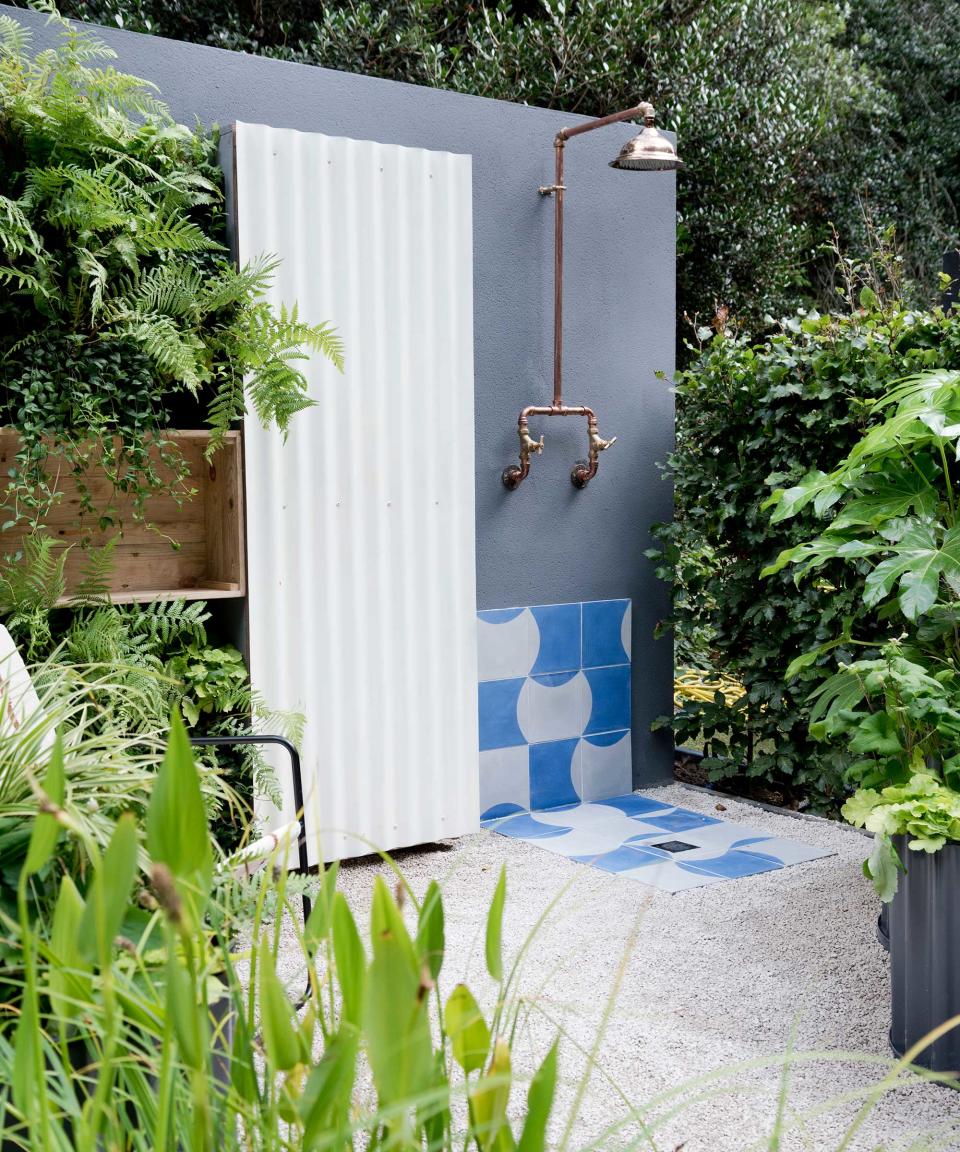 Cool off with an outdoor shower space