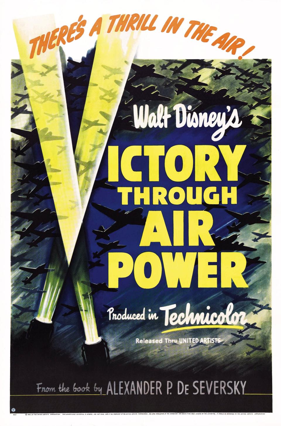 Victory Through Air Power, poster, US poster art, 1943. (Photo by LMPC via Getty Images)