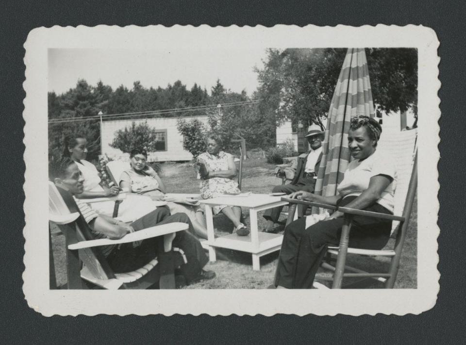 A photo that was part of The Lane Memorial Library online event “Rock Rest: A Place in Maine for Black Vacationers" with Sankofa scholar Nur Shoop and guest commentator Bob Sheppard presented in 2021.