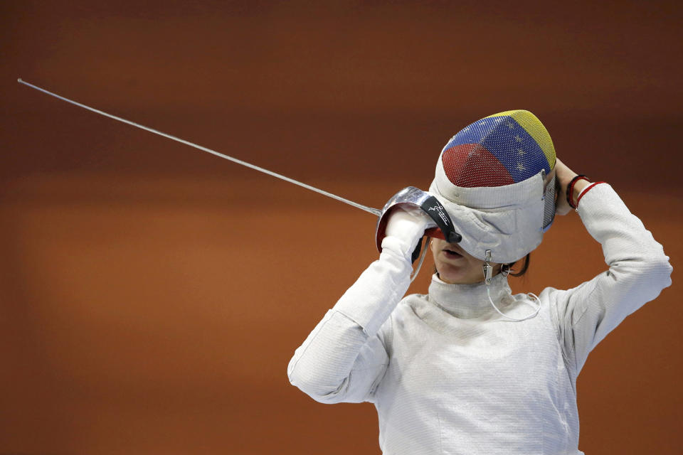 Venezuela fencer Alejandra Benitez