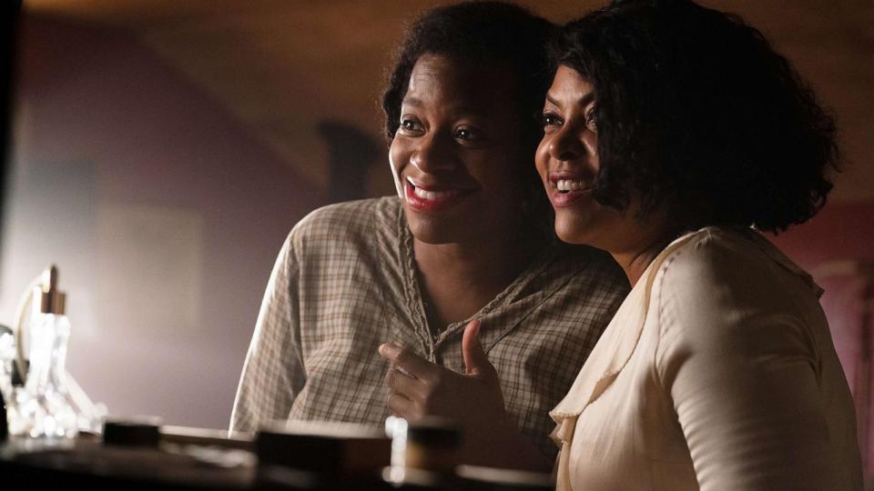 PHOTO: From left, Fantasia Barrino as Celie and Taraji P. Henson as Shug Avery in Warner Bros. Pictures' bold new take on a classic, 'The Color Purple.' (Ser Baffo/Warner Bros. Pictures)