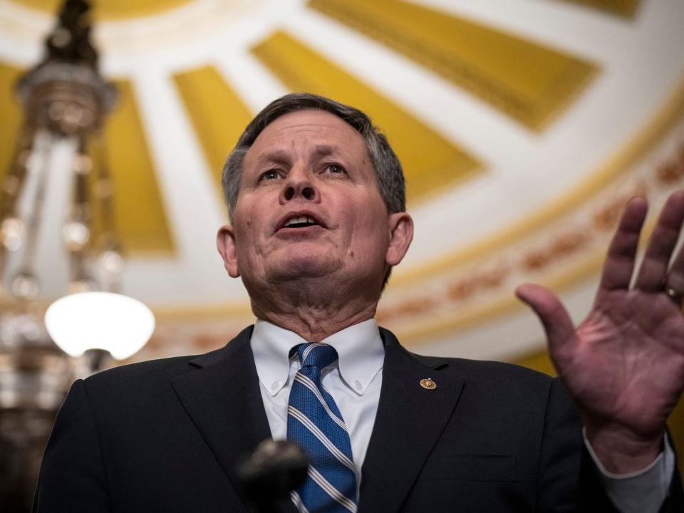 Republican Sen. Steve Daines of Montana, the chairman of the National Republican Senatorial Committee.