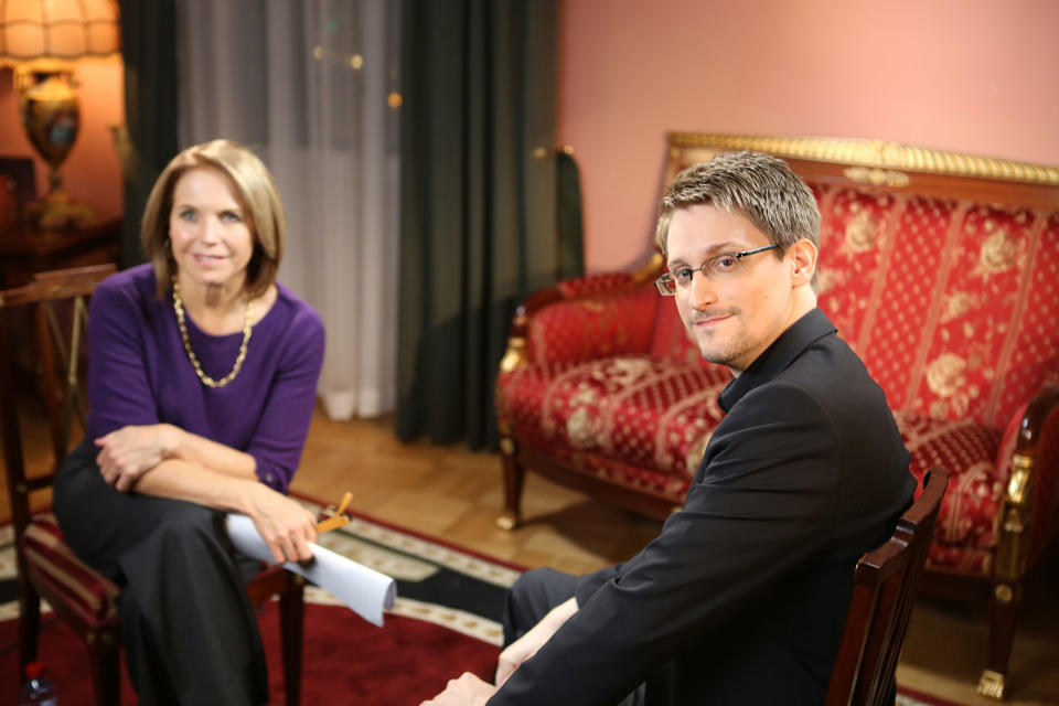 Katie Couric interviews Edward Snowden: A look behind the scenes