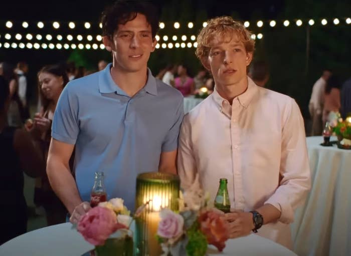 Josh O'Connor and Mike Faist in Challengers