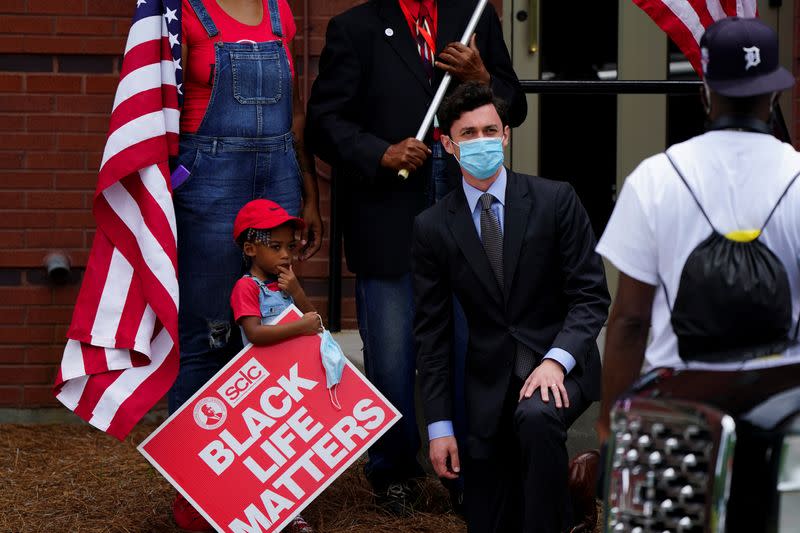 Funeral for Rayshard Brooks, the Black man shot dead by an Atlanta police officer, at Ebenezer Baptist Church in Atlanta