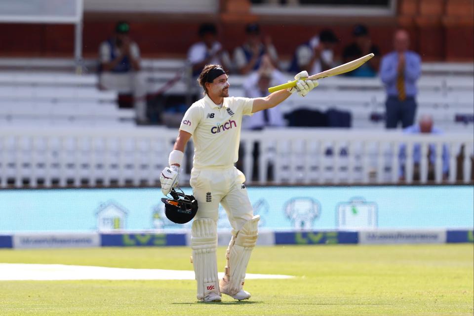 <p>Rory Burns’ impressive century helped England rescue a draw against New Zealand at Lord’s</p> (Getty Images)